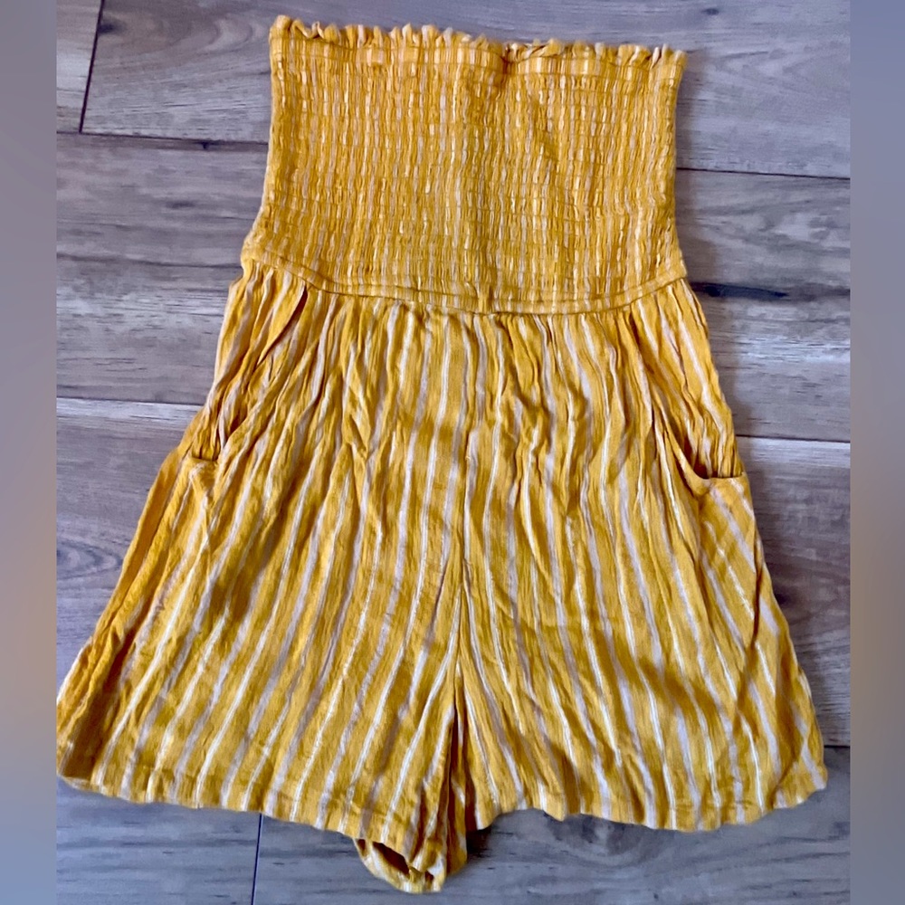 Strapless romper from American Eagle in a size small
